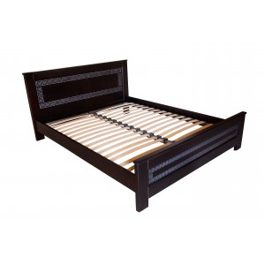 Кровать деревянная Мадрид №1 ArtWood 140х200 (венге)
