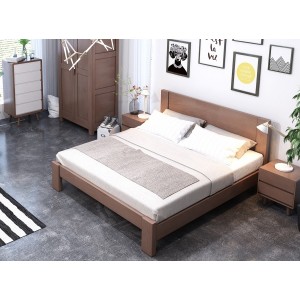 Кровать деревянная Милан 1.6 ArtWood (Орех)